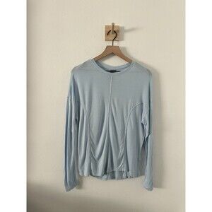 Sweaty Betty Lightweight Activewear Long Sleeve Top Size Small Light Blue